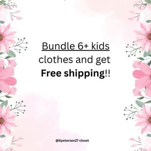 Floral Kids Clothing Bundle Offer
